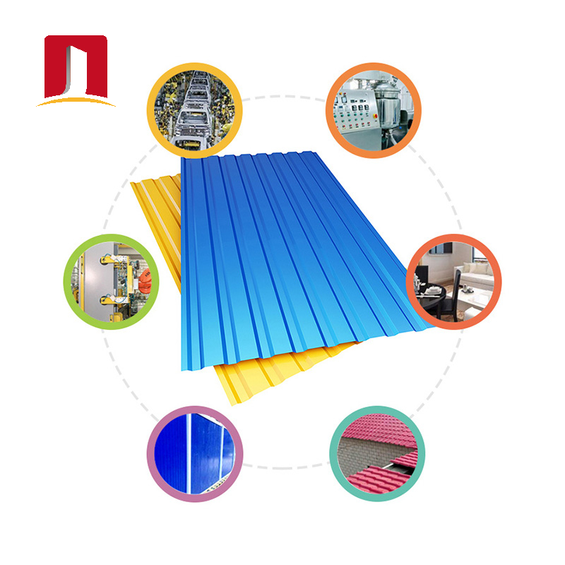 Color Corrugated Roof plate