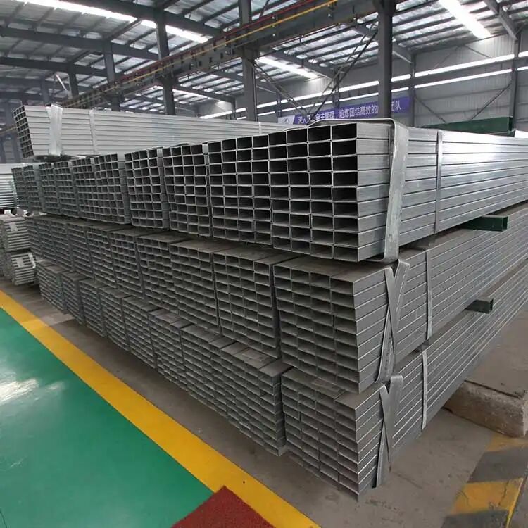 Galvanized rectangular pipe