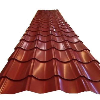 Color PPGI Corrugated Roofing Steel Sheet ASTM 4X8FT 5X10FT Building Material Prepainted Roofing Sheet
