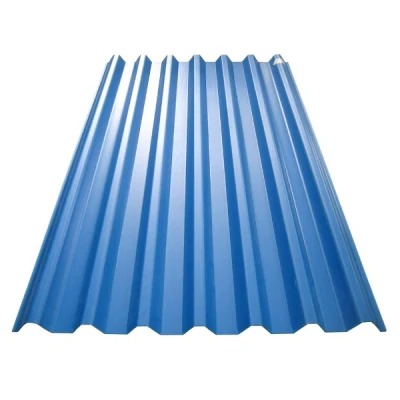 Color PPGI Corrugated Roofing Steel Sheet ASTM 4X8FT 5X10FT Building Material Prepainted Roofing Sheet