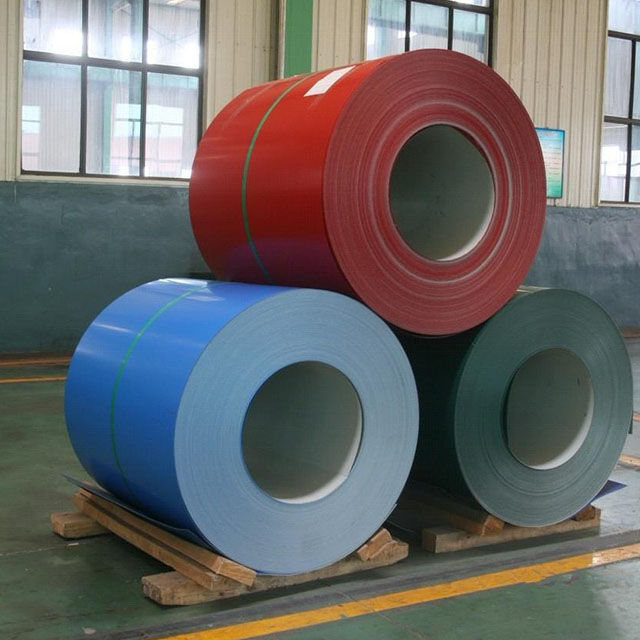 S350GD S550GD S220GD Color Code 9009 PPGI Steel Coil Bright Anti-Rust Treatment RAL Steel Coil