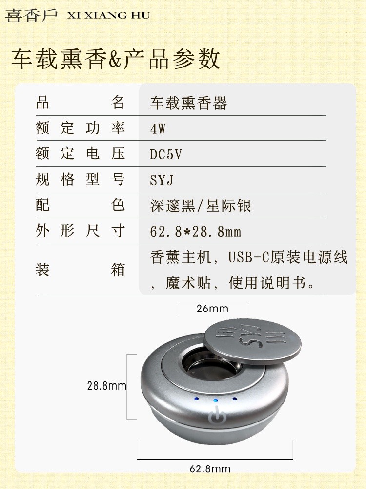 In-Car Electronic Incense Burner