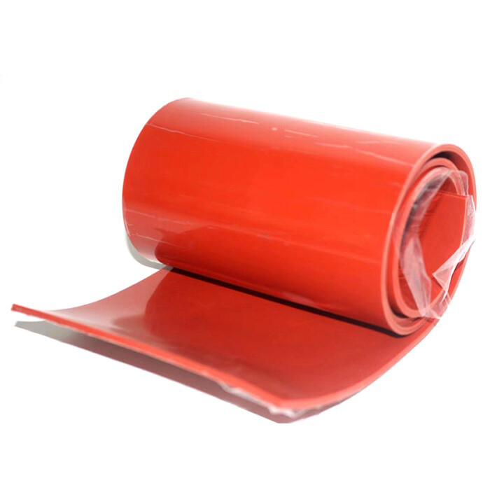 Red silicone rubber sheet