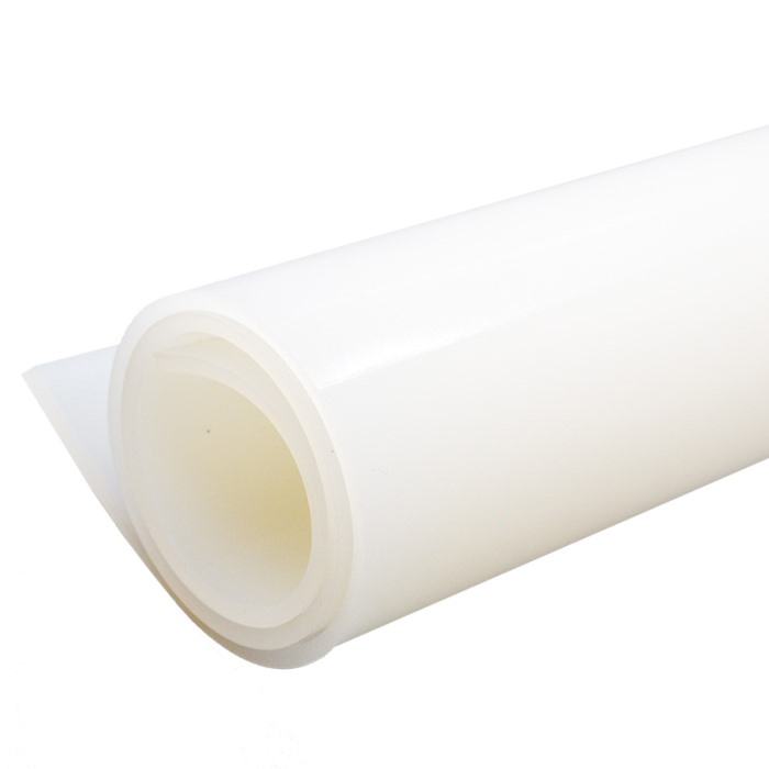 Natural color silicone rubber sheet