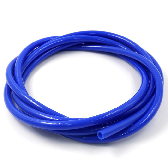 Blue silicone tube