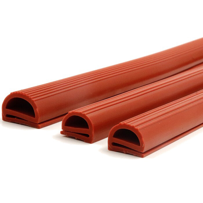 Silicone e-shaped strips