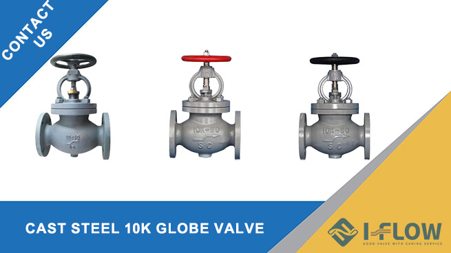 JIS F 7319 Cast Steel 10K globe valve