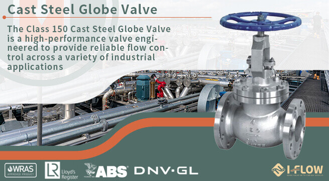 Class 150 Cast Steel Globe Valve for Industrial Applications