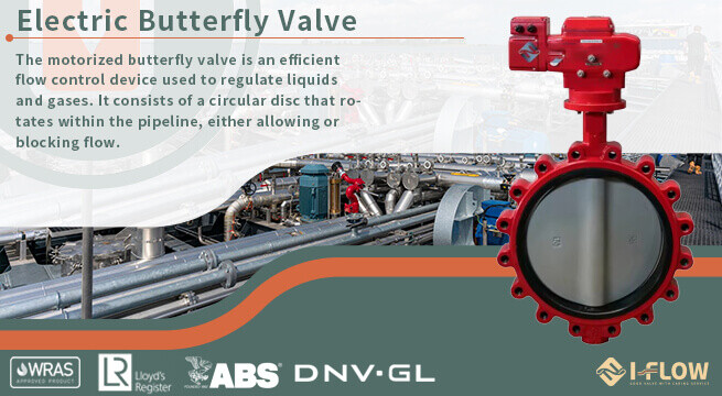 I-FLOW Marine Electric Actuator Motorized Butterfly Valves