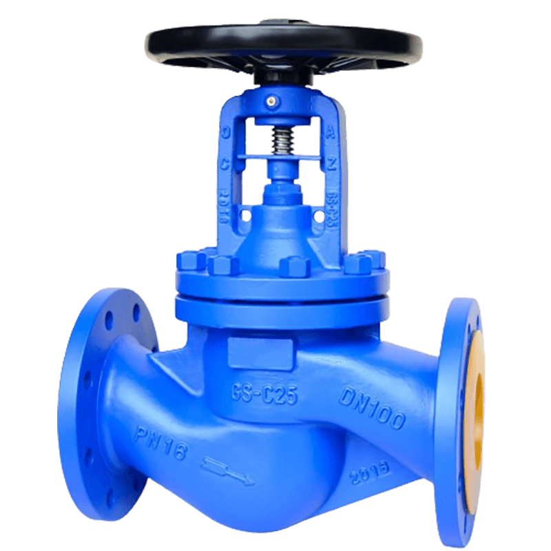 DIN3356 PN16 Cast Iron Bellow Globe Valve