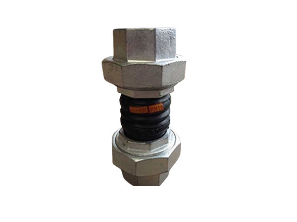 Twin sphere rubber expansion joint