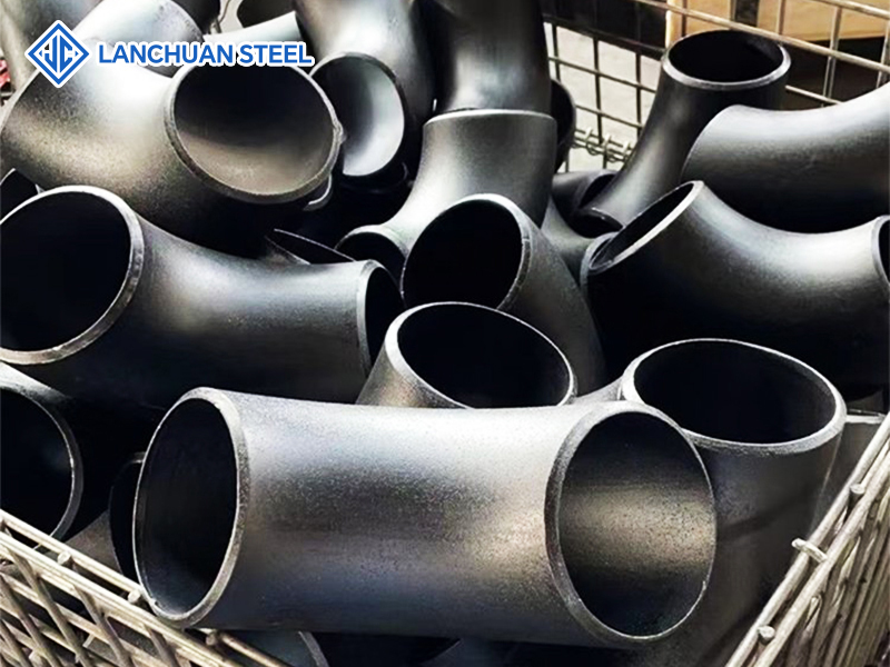 Carbon steel tee thick wall high pressure carbon steel tee equal diameter reducing diameter welding stamping butt welding small diameter iron tee