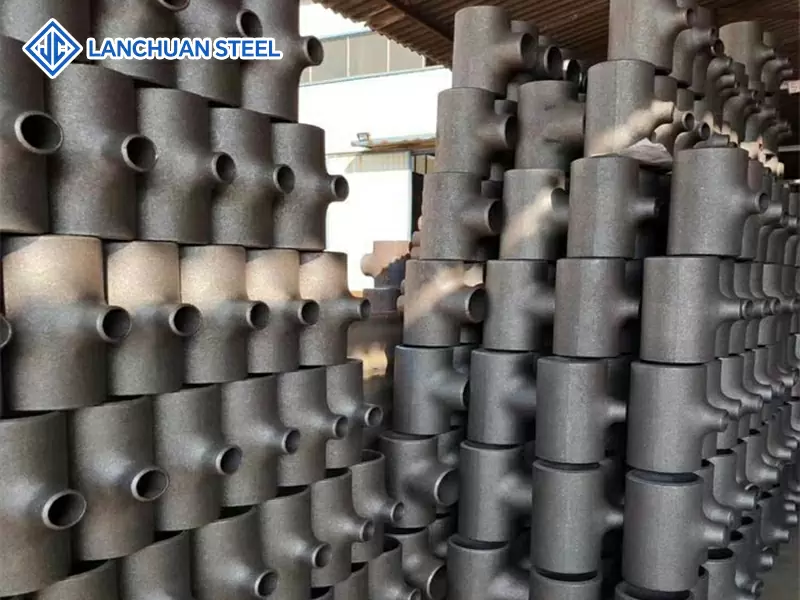 Carbon steel seamless butt welding large diameter equal tee oblique tee stainless steel Y-tee