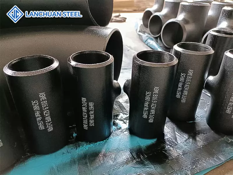 Carbon steel seamless butt welding large diameter equal tee oblique tee stainless steel Y-tee