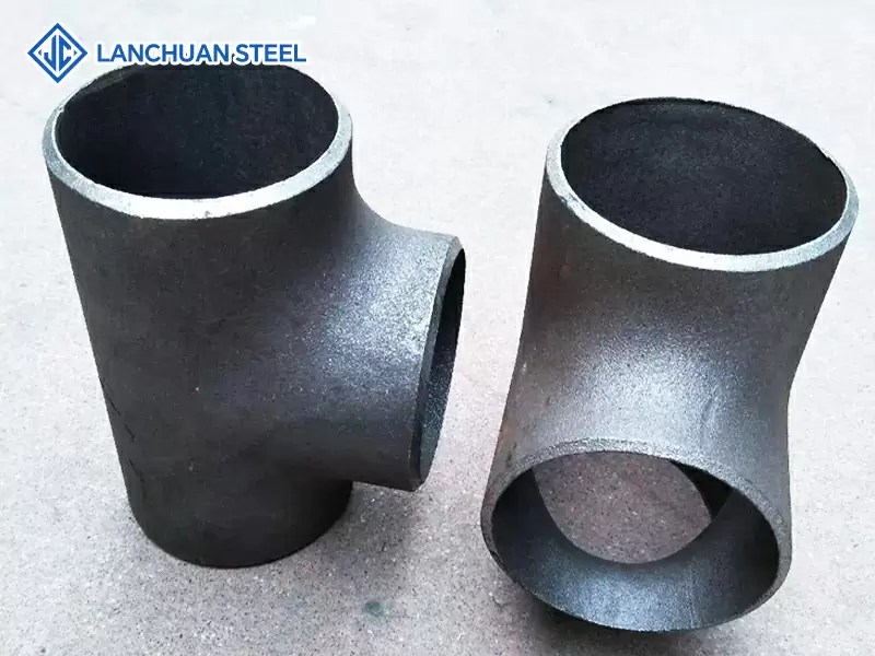 Carbon steel seamless butt welding large diameter equal tee oblique tee stainless steel Y-tee