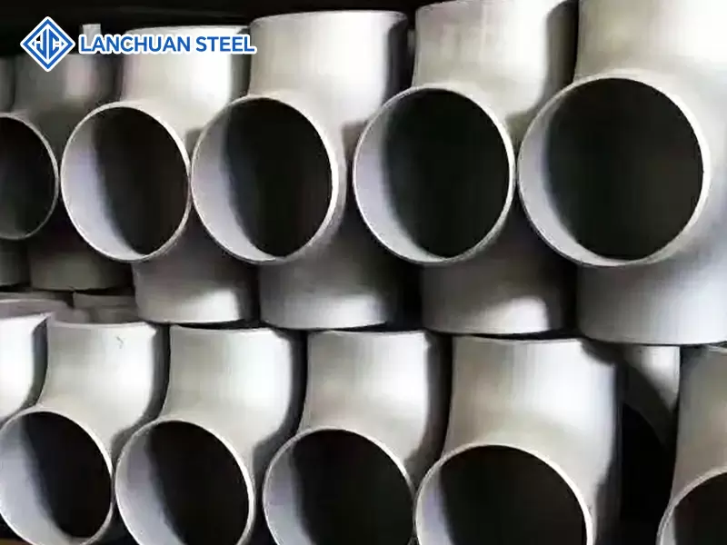 Carbon steel seamless butt welding large diameter equal tee oblique tee stainless steel Y-tee