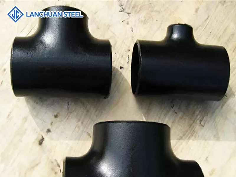 Carbon steel seamless butt welding large diameter equal tee oblique tee stainless steel Y-tee