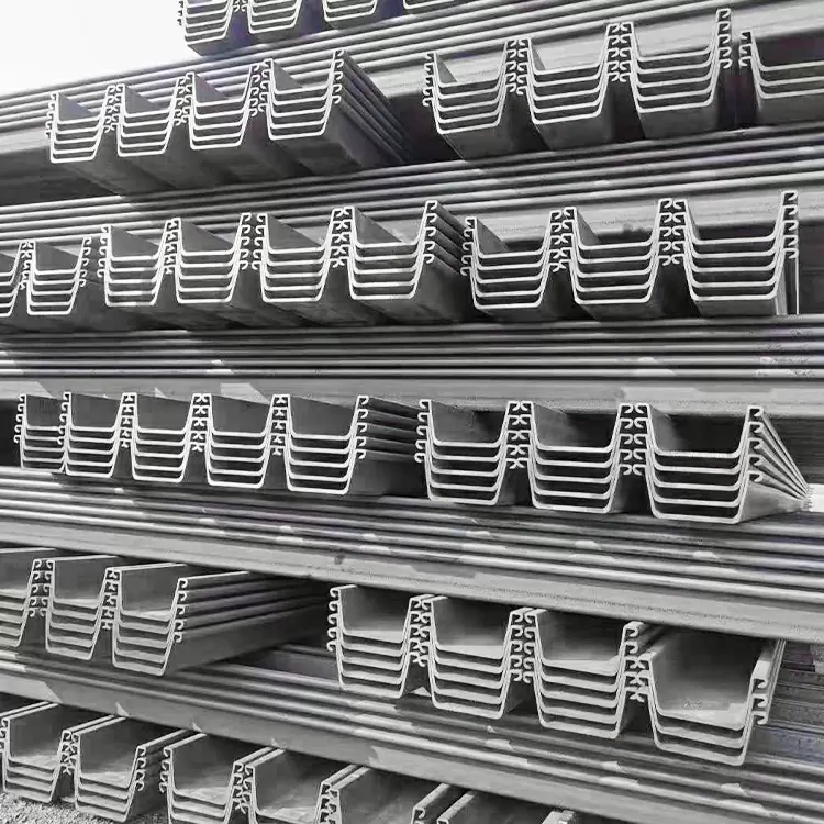Steel sheet pile construction engineering - Sheet pile cofferdam for water sealing