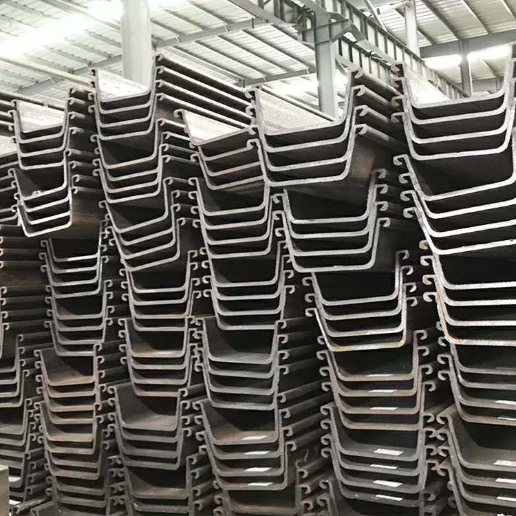 Steel sheet pile construction engineering - Sheet pile cofferdam for water sealing