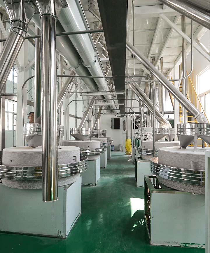 Stoner  mill machine for 10tons of wheat/teff flour mill machine line