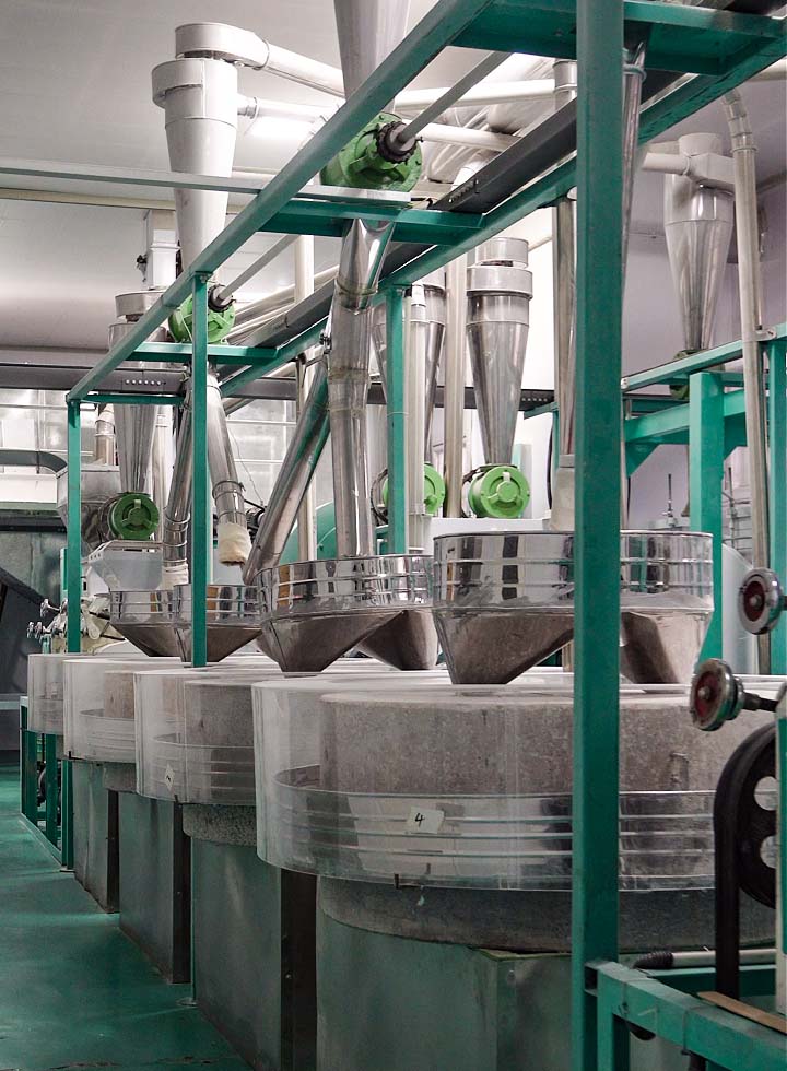 Stoner  mill machine for 10tons of wheat/teff flour mill machine line