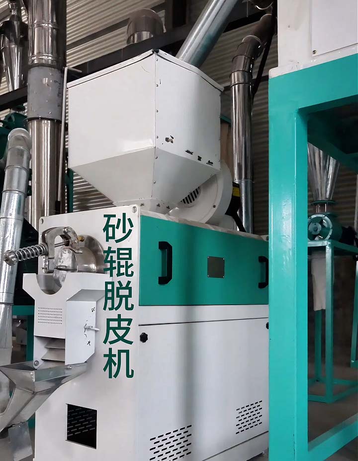 small scale corn milling machine/corn huller machine /maize peeling machine 