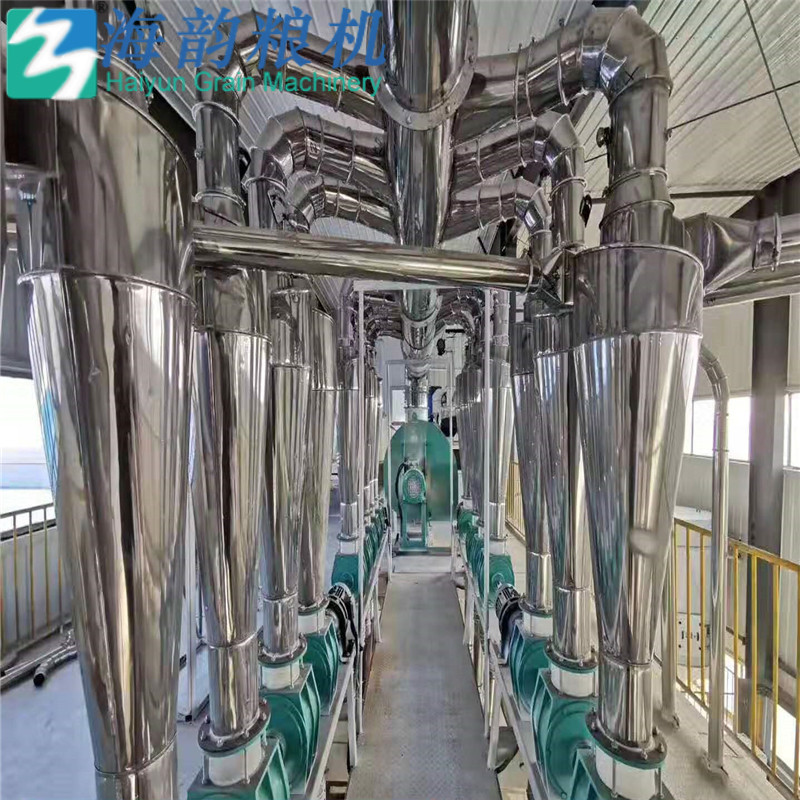 100tons of Corn flour and grit milling machine complete plant 