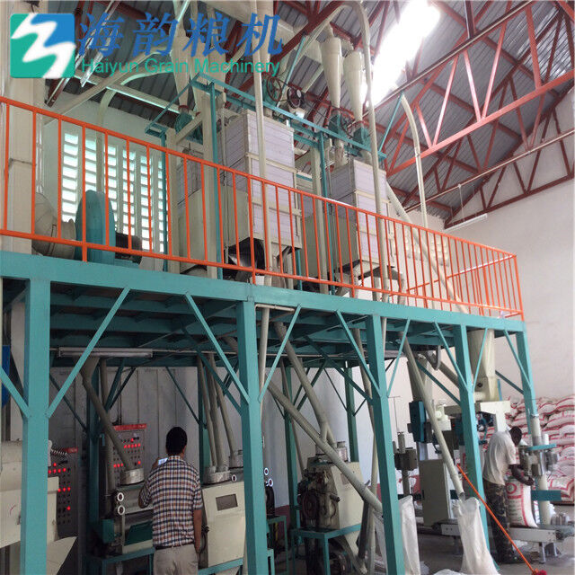 40tons of Corn flour milling machine complete plant in Afric hot sales 