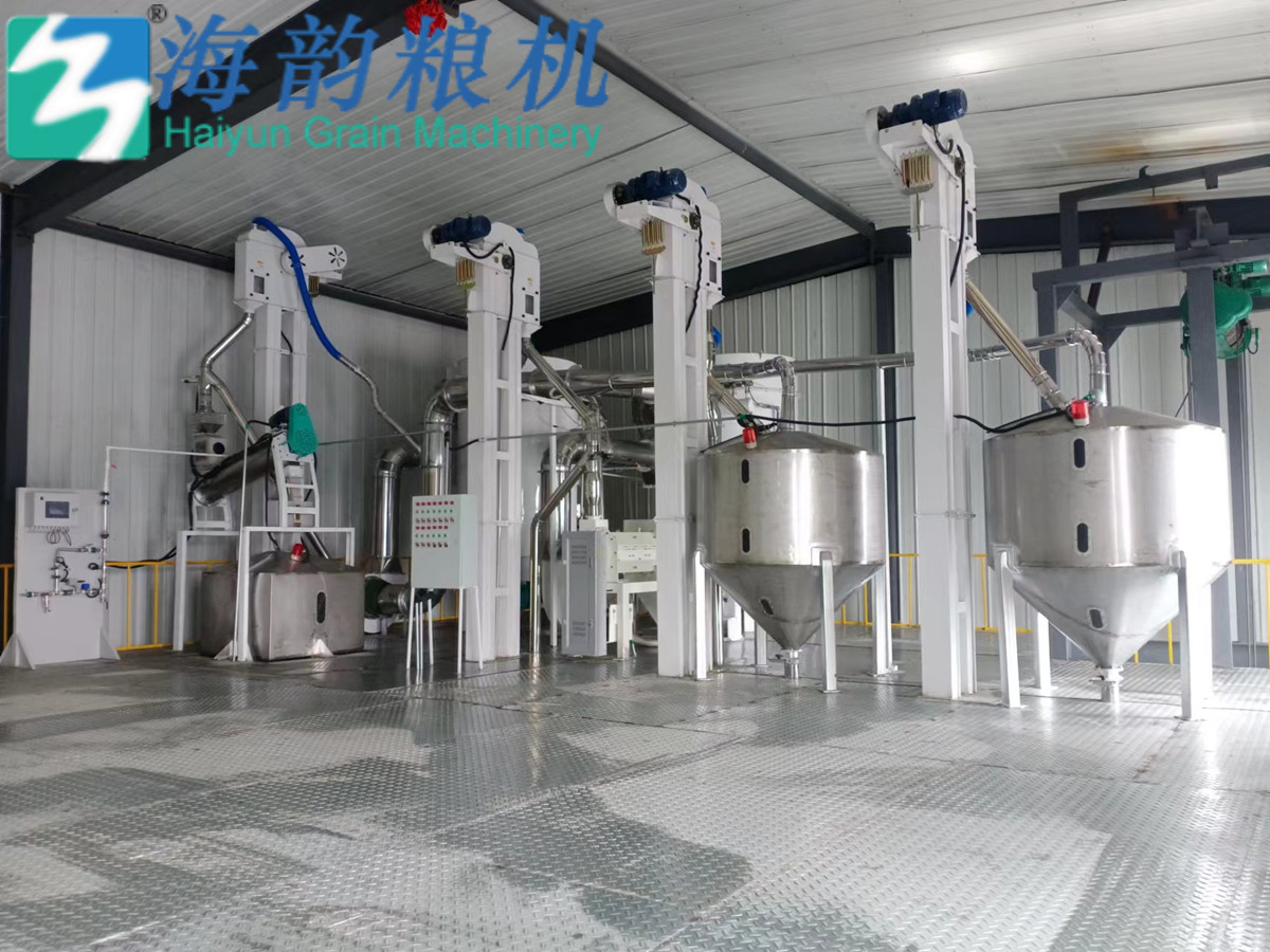 1TPH of oat flakes processing line 