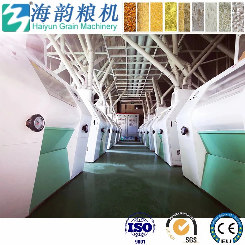 300tons of Corn flour and grit milling machine complete plant 