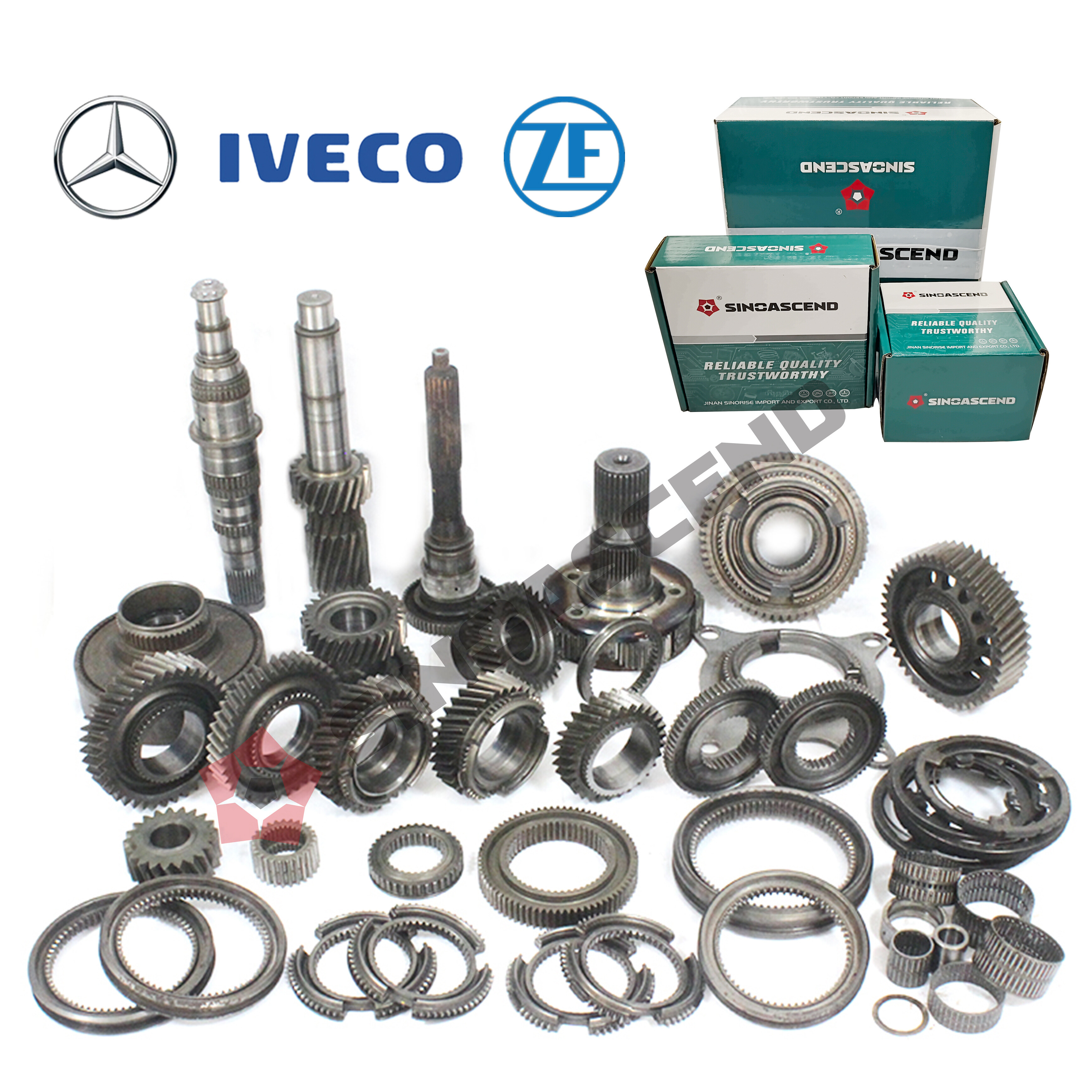 SINOASCEND Gearbox main shaft and counter shaft production accuracy