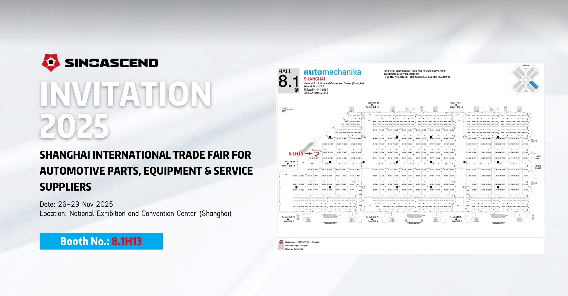 SINOASCEND --- Shanghai Automechanika Frankfurt 
