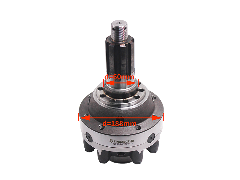 Differential assembly 0166 8 teeth