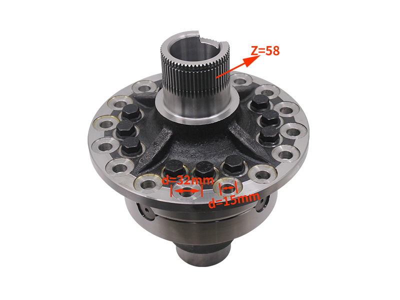 Interwheel differential assembly