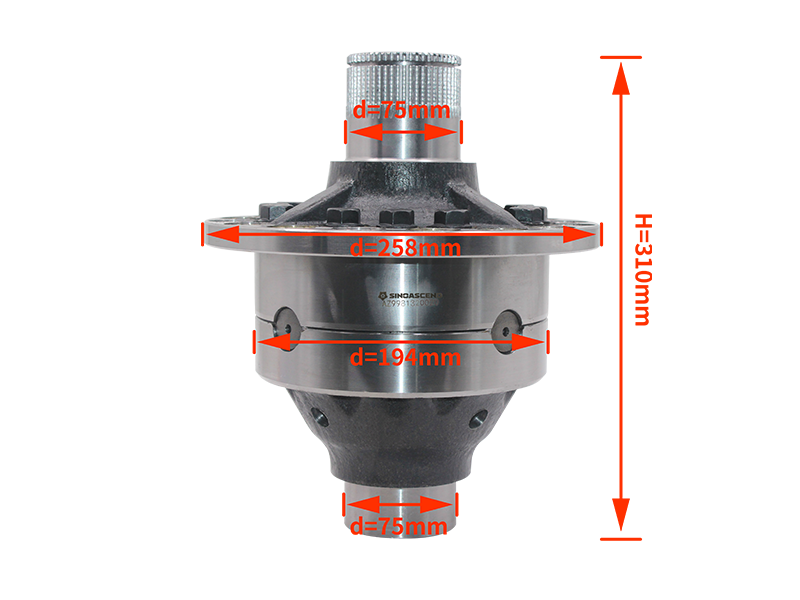 Interwheel differential assembly