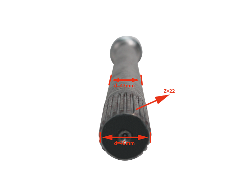 Through shaft 46 teeth