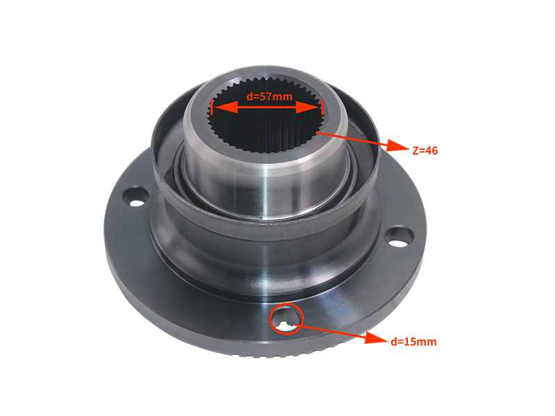 Angle tooth flange 46 teeth