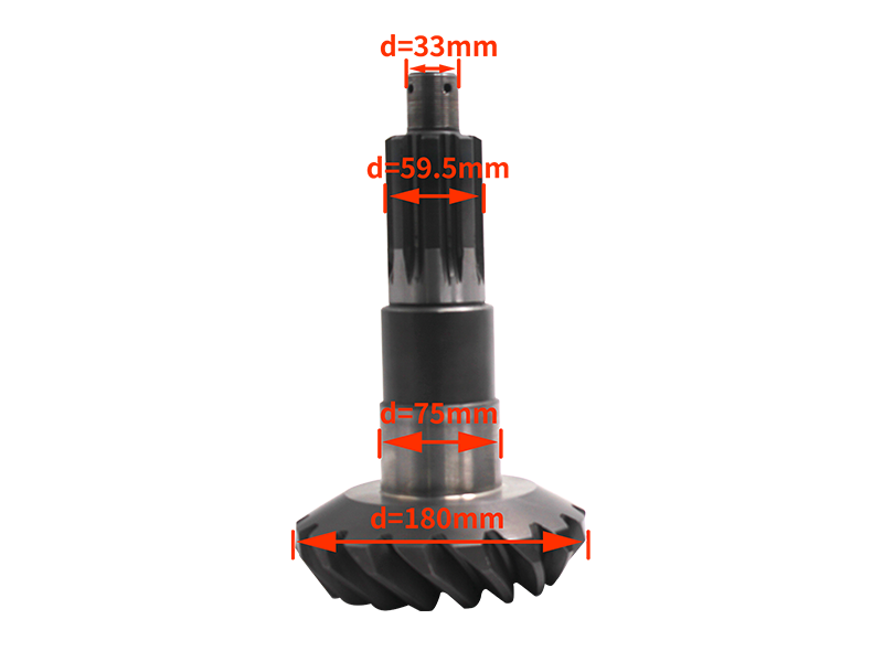 17-28 rear axle 8 teeth