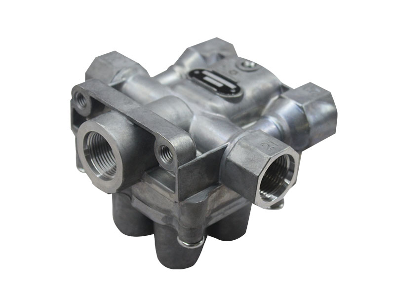 Four-circuit protection valve