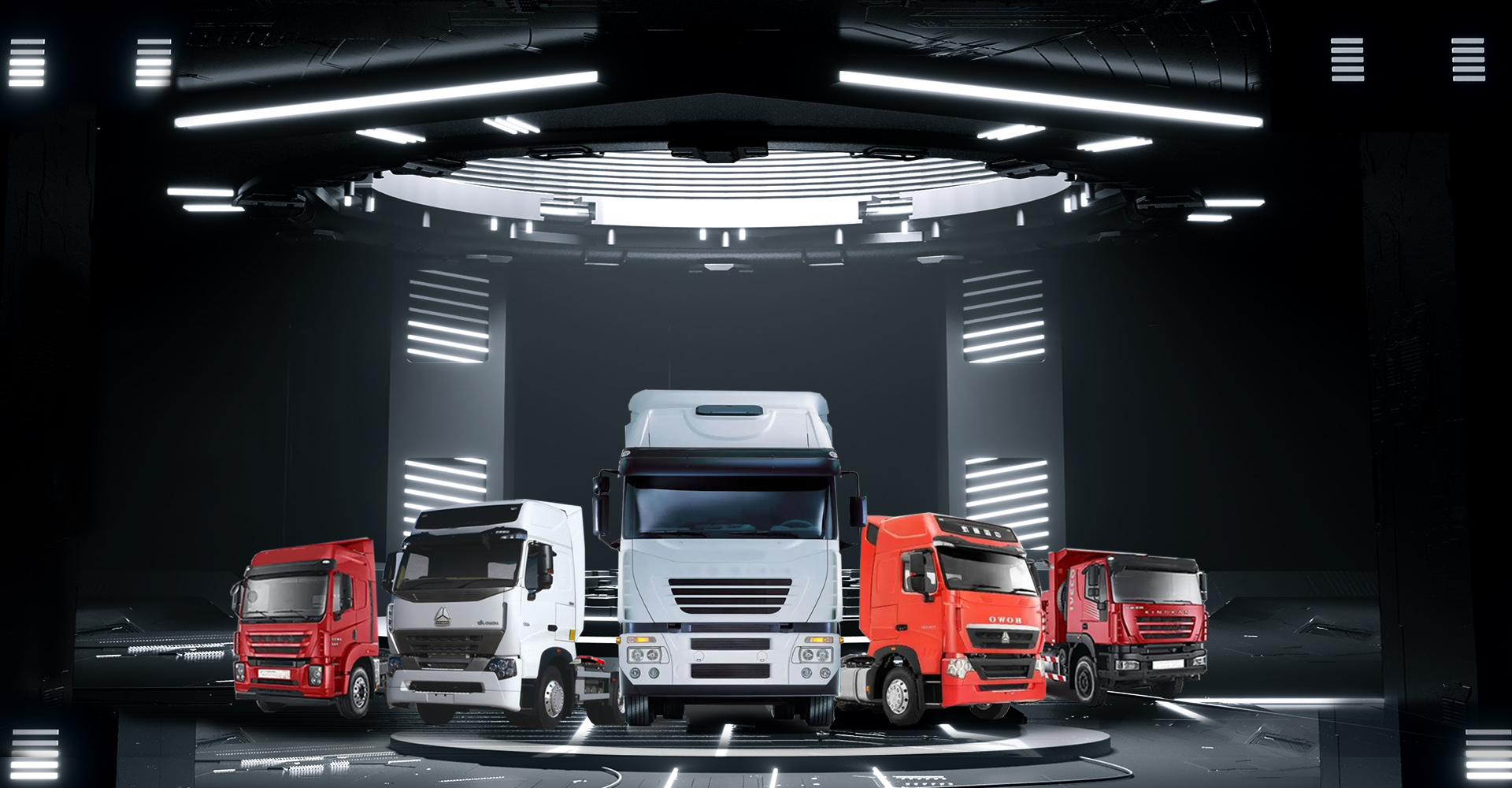 Model description of heavy truck accessories