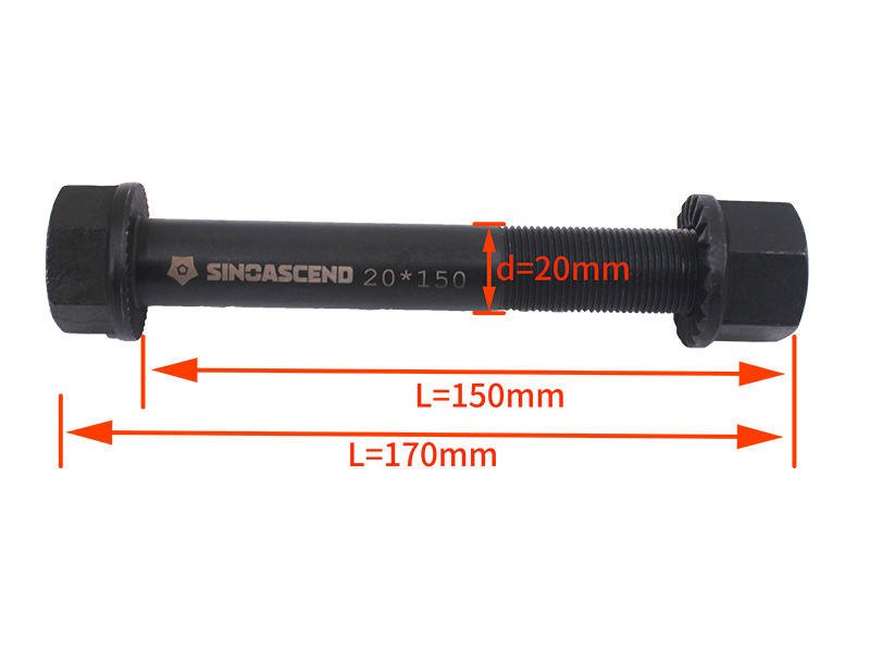 Steel plate seat screw 20*150