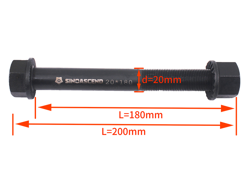 Steel plate seat screw 20*180