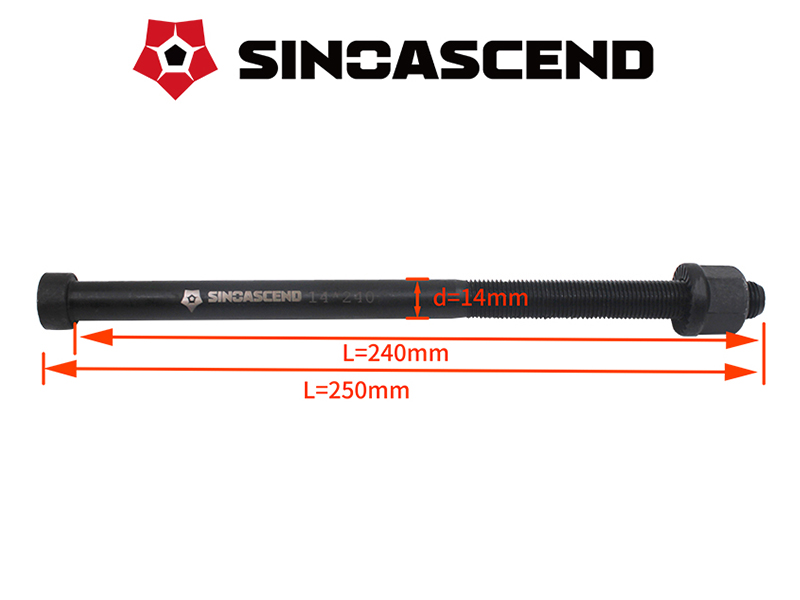 Front steel plate center screw 14*240