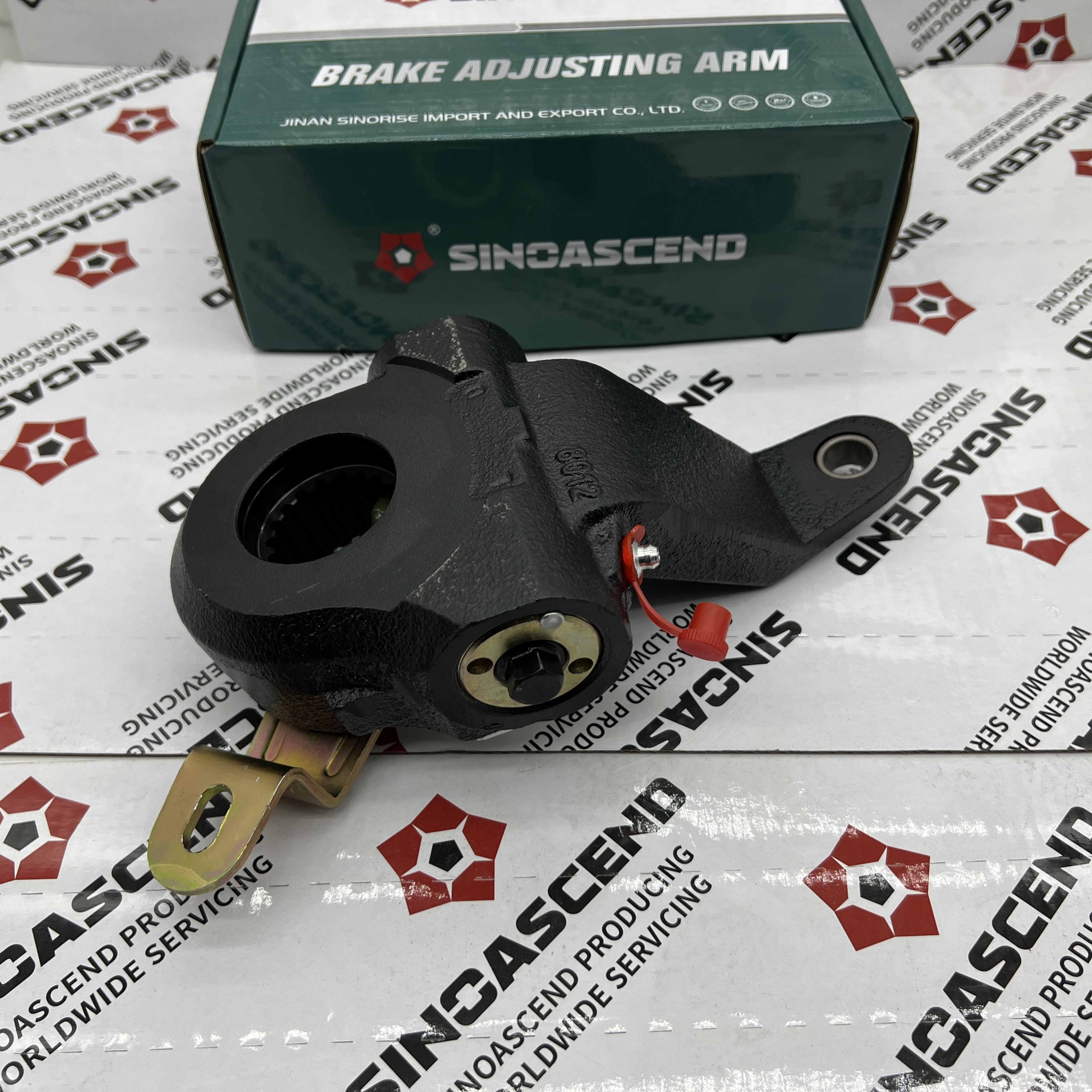 Brake adjusting arm