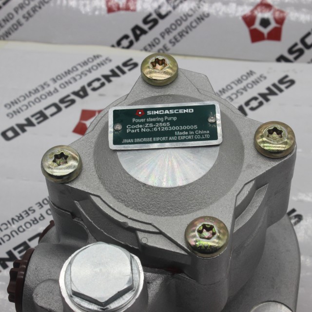 WD12 engine power steering pump