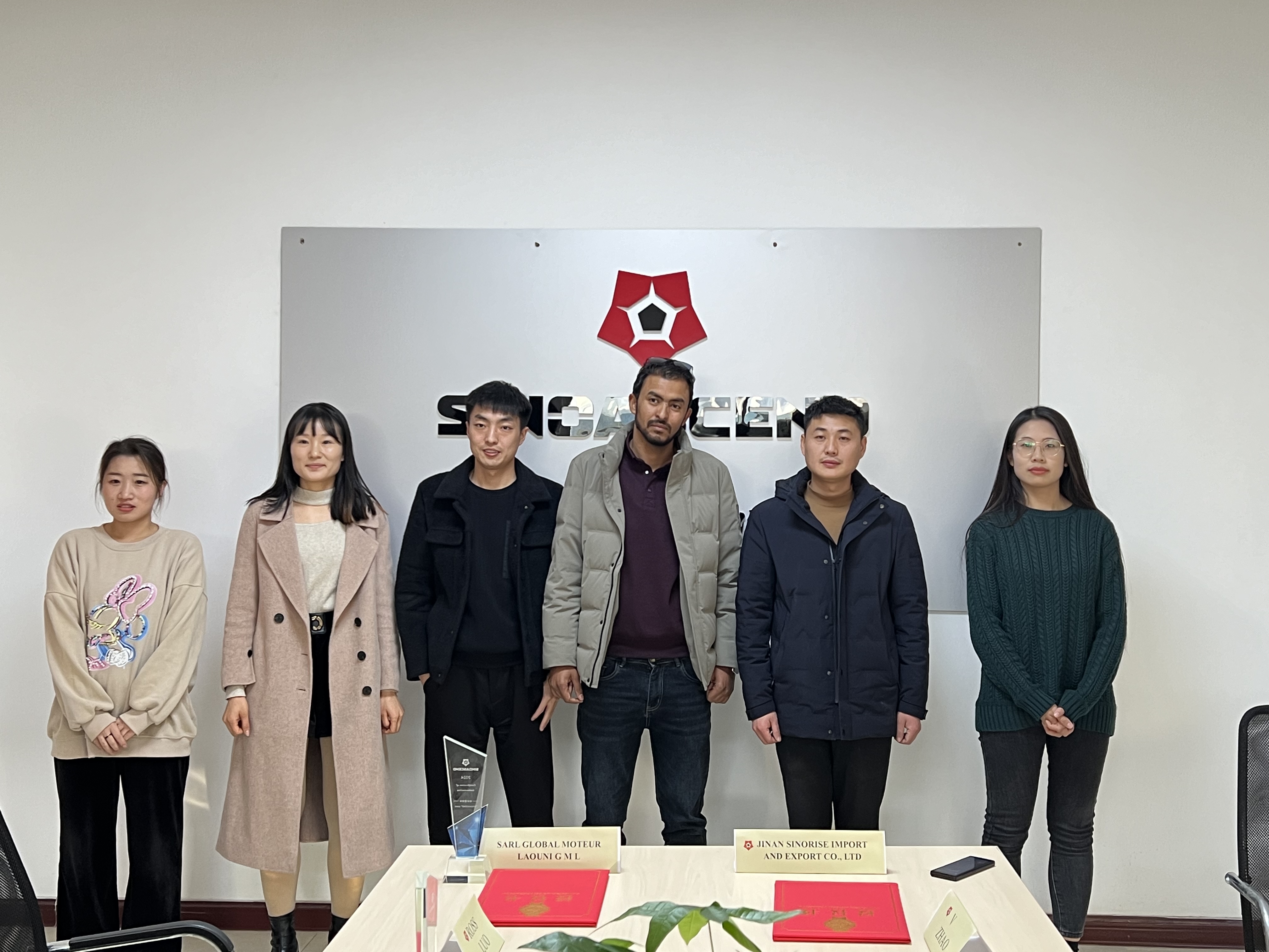 Algerian brand representatives officially signed a partnership with SINOASCEND