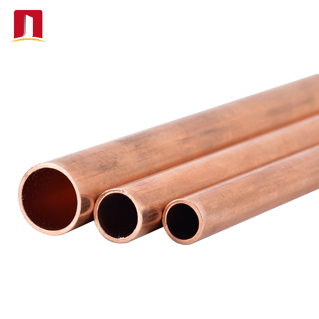  99% pure Copper tube 1/4'' 1/2'' inch insulation copper pipes for air conditioners