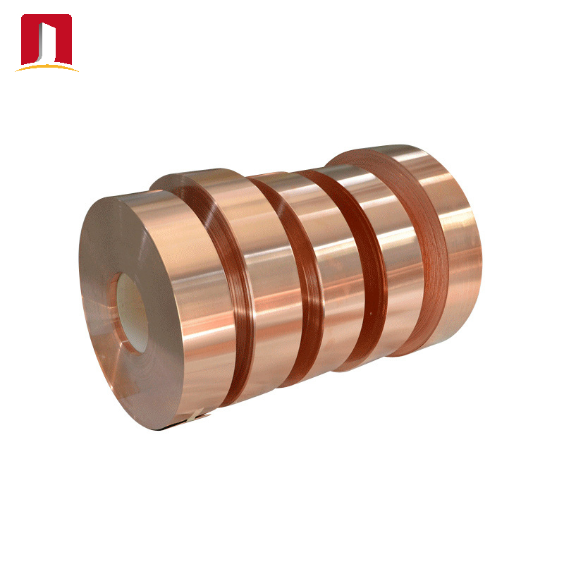 High Quality C1100 C1201 C1220 Red Copper pancake flat Coil brass Strip