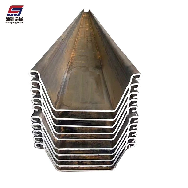 Steel Sheet Pile Factory Az12/Au20/Au750/Az580/Za680 Hot Rolled and Cold Formed Sheet Piles Larssen Steel Sheet Pile Spot Stock Sale Types of Steel Sheet Pile