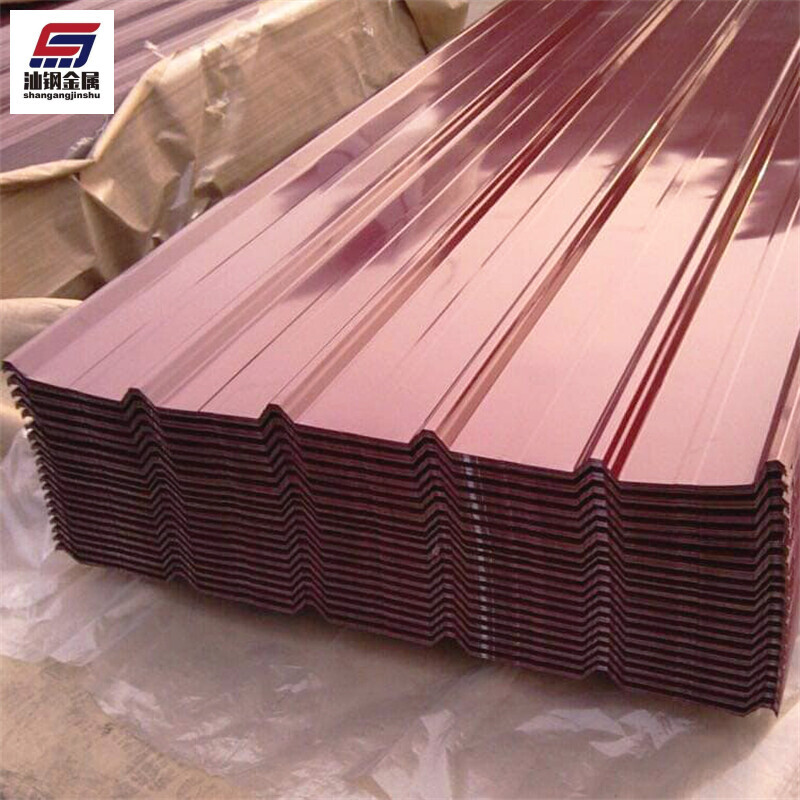 Q235B S355JR Thickness 0.4mm 0.5mm PPGI Roofing Sheet